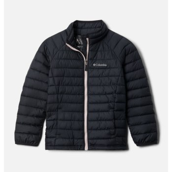 Columbia Powder Lite - Jacke Mädchen Schwarz Rosa - CTSH85937